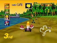 une photo d'Ã©cran de Mario Kart 64 sur Nintendo 64